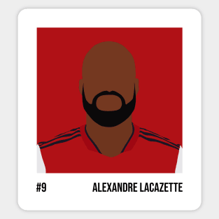 Alexandre Lacazette Minimalistic Camera Film Sticker